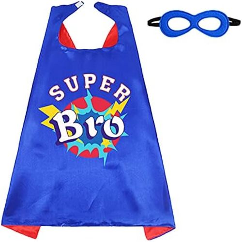 D.Q.Z Superhero-Cape for Kids with Mask, Big Brother Gifts Boys' Dress Up Birthday Family Baby Shower Party
