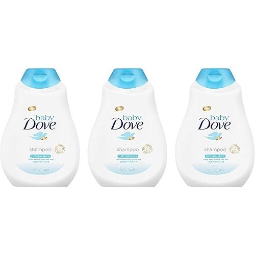 Baby Dove Tear Free Baby Shampoo Rich Moisture, 13 Ounce (Pack of 3)