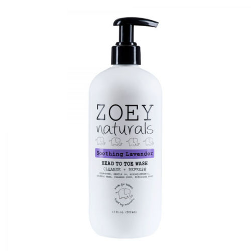 Zoey Naturals Soothing Lavender Headto Toe Wash - 17 oz.