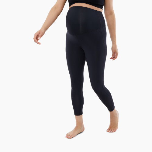 Ingrid and Isabel Foldover Legging and Bike Short Bundle - Black, Xl