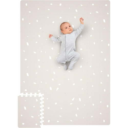 Stylish 5.6 x 4 ft. Soft Foam Baby Play Mat - Safe, Easy to Clean Modern Playroom Floor Mat