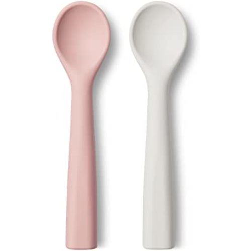 Silicone Baby Spoons For Baby Led Weaning 2-pack, First Stage Baby