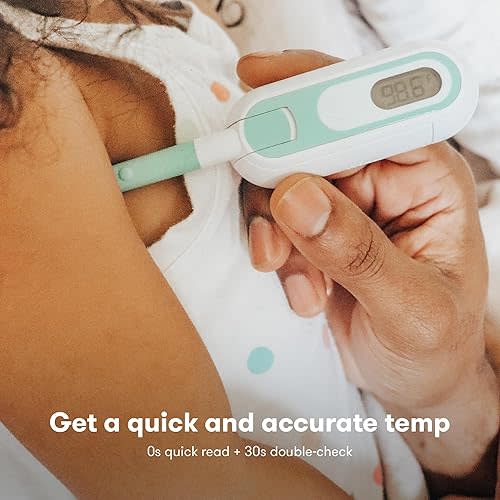 Frida Baby Underarm & Oral Thermometer for Kids, Digital Baby Thermometer for Infants, Toddlers, & Kids
