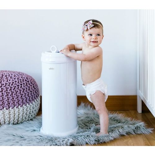 White Ubbi Diaper Pail