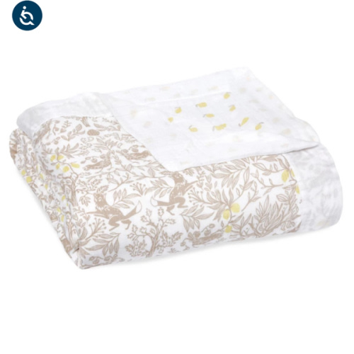 Natural Woodland Silky Soft Oversized Blanket | aden + anais