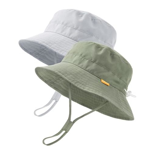 FURTALK Baby Sun Hat Toddler Boys Girls Bucket Hat for Kids 0-5 Years UPF 50+ Sun Protective Child Summer Beach Hats