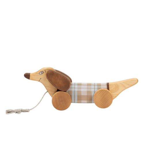 Wooden Pull Toy - Sausage Dog
