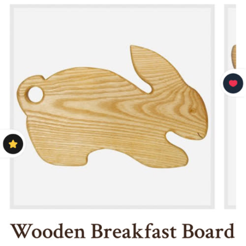 Wooden Breakfast Board