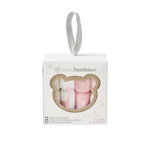 Baby Washcloths, 8 Pack