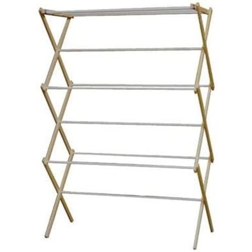 42.5 in. H x 29.5 in. W x 14 in. D Wood Clothes Drying Rack