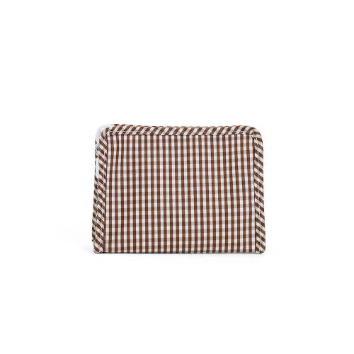 Gingham Coco Medium Roadie Pouch