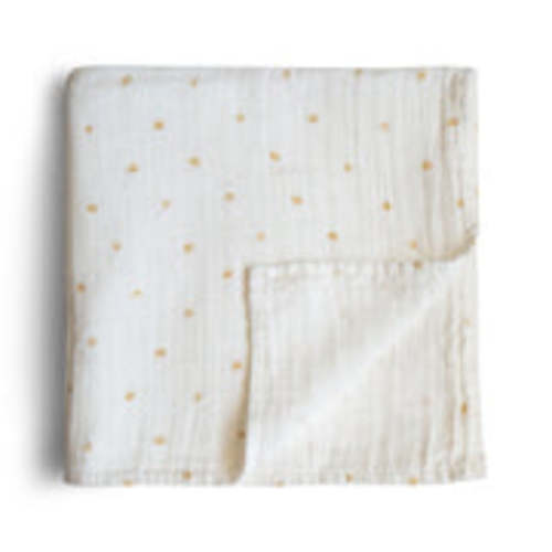 Organic Cotton Mushie Baby Muslin Swaddle Blanket