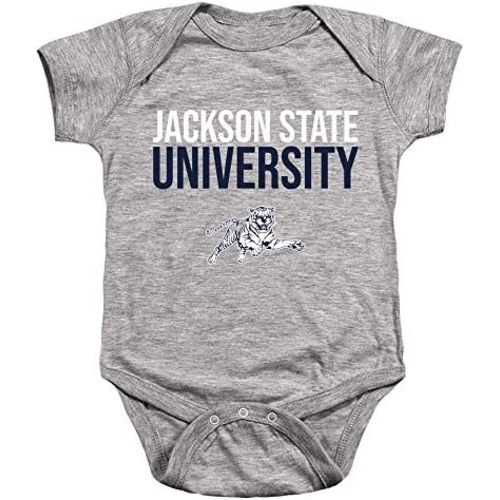 Jackson State University Official Stacked Unisex Infant Snap Suit for Baby