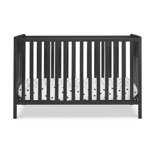 Delta Children Heartland 4-in-1 Convertible Crib - Greenguard Gold Certified - Black