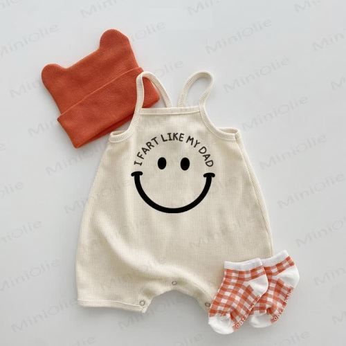 I FART LIKE MY DAD Baby Suspenders Romper