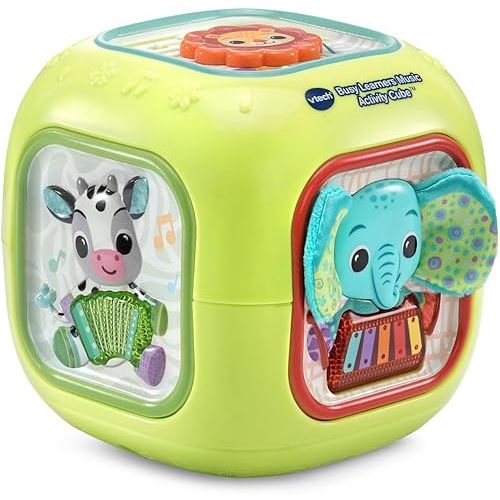 VTech Baby Busy Learners Music Activity Cube, Green