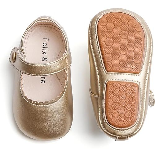 Soft Sole Baby Dress Shoes - Infant Baby Walking Shoes Moccasinss Rubber Sole Crib Shoes