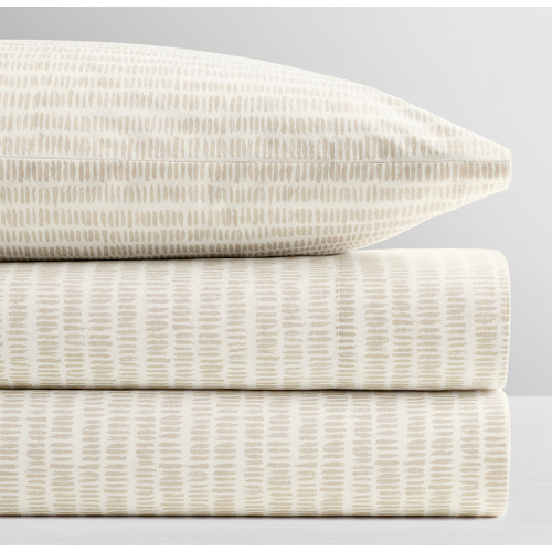 Brushstrokes Organic Crib Fitted Sheet | RH Baby & Child