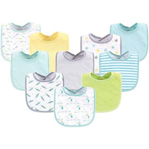 Luvable Friends Unisex Baby Cotton Terry Bibs