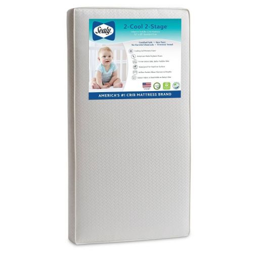 Sealy 2-Cool 2-Stage Crib And Toddler Mattress