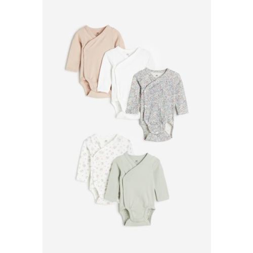 5-pack Wrapover Bodysuits