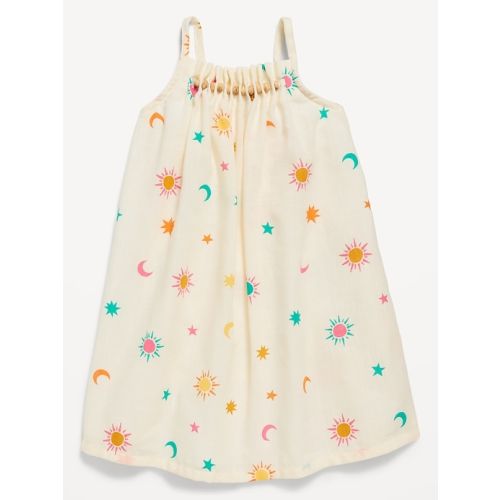 Printed Beaded Cami Dress for Toddler Girls