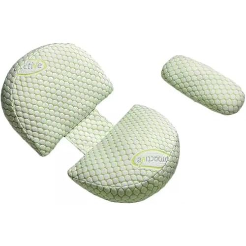 Travel Pregnancy Pillow | Portable Adjustable Belly Support Cushion for Pregnant Women | Compact Cotton Design with Breathable, Washable Cover