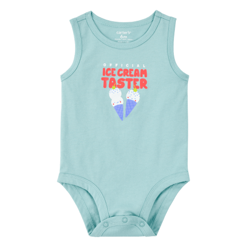 Baby Official Ice Cream Taster Sleeveless Bodysuit - Carter's | Carter's