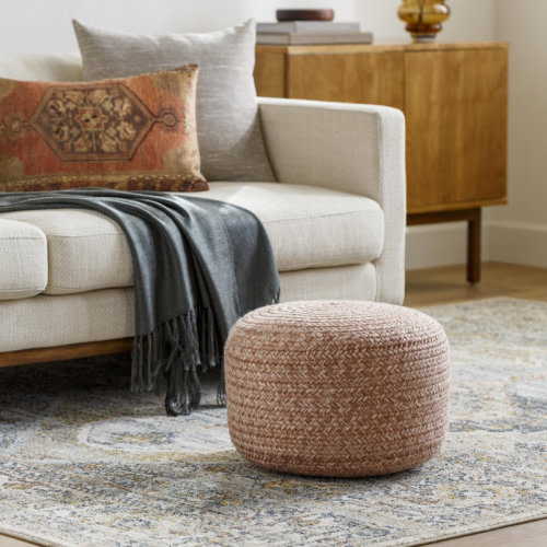 Beachcrest Home™ Braithwaite Upholstered Pouf & Reviews | Wayfair