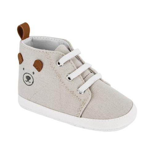 Baby High-Top Soft Sneaker - 4 - Style,Khaki