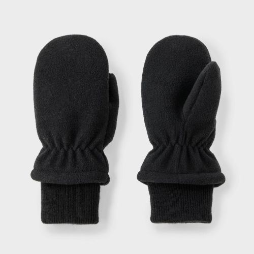Baby Fleece Mittens - Cat & Jack™ Gray 12-24m