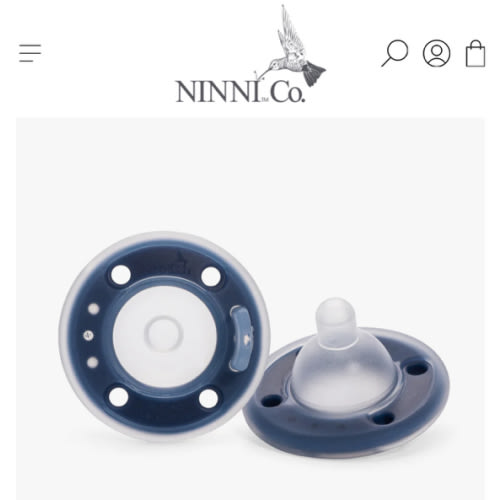 Ninni Pacifier Blueberry 2 Pack