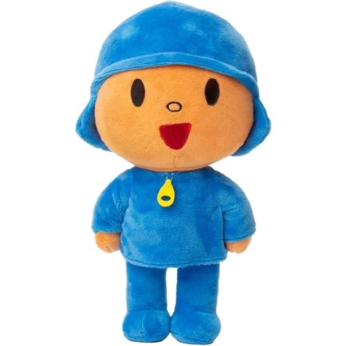 Mighty Mojo Pocoyo Plush Doll - 12 Inches for Toddlers, Girls and Boys - Officially Licensed Plush Doll - Preschool Leaning Plush Bedtime Doll