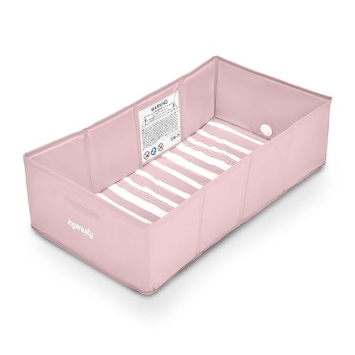 Ingenuity Tuckaway Toddler Tub, Converts Shower to Tub, Folds to Store, Easy to Clean, No Assembly Required, 12M-5Y