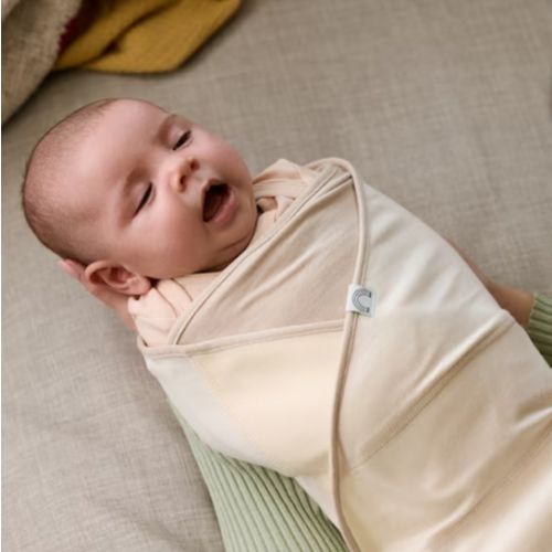 Taking Cara Babies Swaddle | Coconut Cream