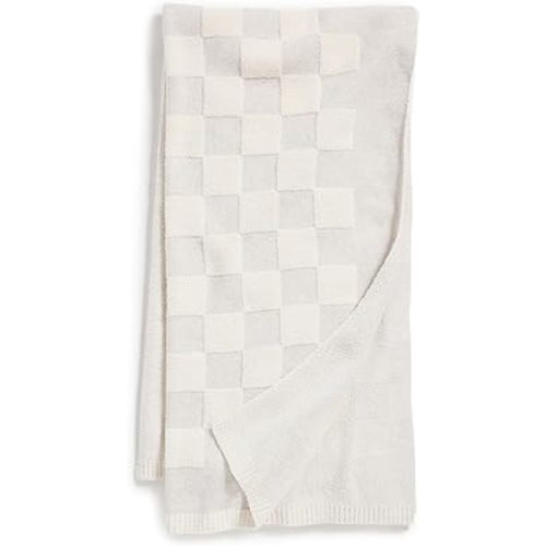 Barefoot Dreams Women's CozyCotton Checkered Throw