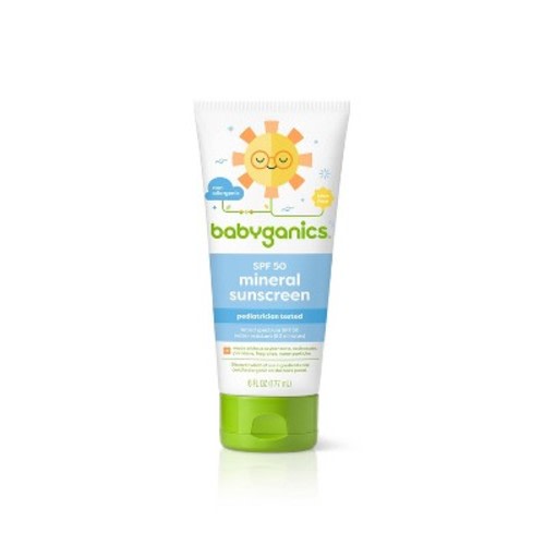 Babyganics Mineral-based Baby Sunscreen Lotion Spf 50 - 6 Fl Oz - Packaging May Vary