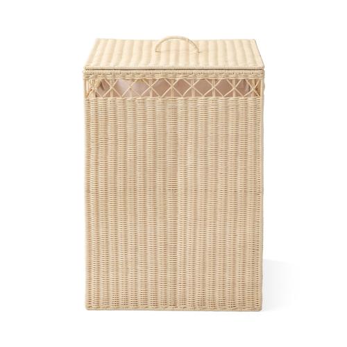 Farley Wicker Lidded Hamper | Serena & Lily