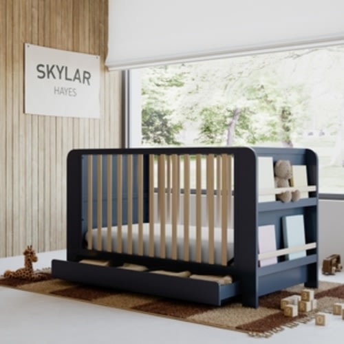 Graco Read-with-Me 4-in-1 Convertible Crib with Storage Drawer