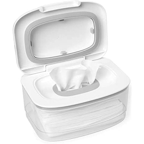 Skip Hop Wipes Dispenser, Nursery Style, Clear/White