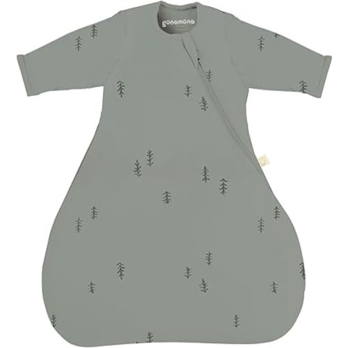 GUNAMUNA Unisex Baby Transitional Swaddle Bag, Easy Diaper Change Zipper, Infant Toddler Swaddle, 1.0 TOG