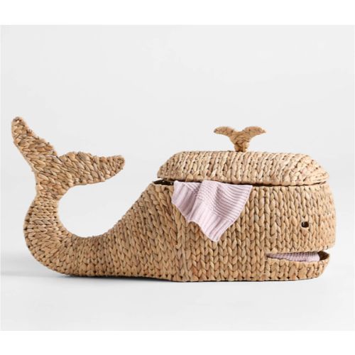 Whale Woven Floor Storage Basket