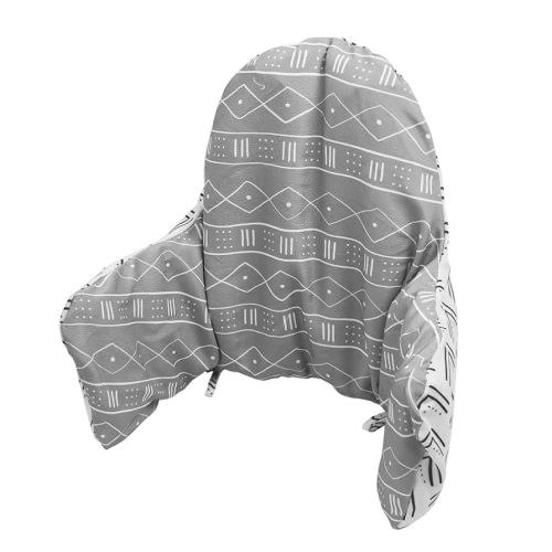 High Chair Cushion, for IKEA High Chair Cushion, Cushion High Chair, for IKEA Highchair Cushion for IKEA Antilop Highchair, Built-in Inflatable Cushion, Baby Sitting More Comfortable (Check Stripe)
