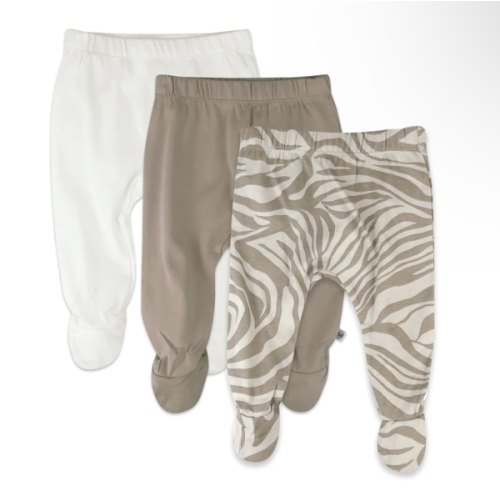 3-Pack Organic Cotton Footed Pants | Honest Baby Clothing