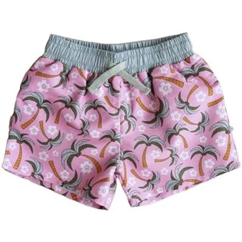 Caden Lane Boys Swim Trunks, Chlorine Resistant, Quick-Drying, Stretchy Swim Shorts with Mesh Lining for Baby, Toddler & Kids