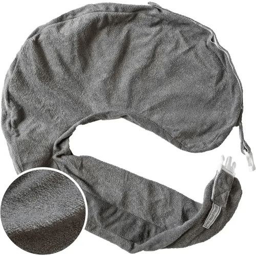 My Brest Friend Deluxe Nursing Pillow Cover - slipcovers for Baby - Breathable Cotton, Adjustable Fit, Easy Care, Durable - Original Nursing Pillow Not Included, Dark Grey