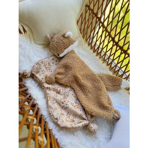 Fox baby lovey, animal fox lovey, fox lovey blanket, fox doudou, baby comforter, fox baby shower
