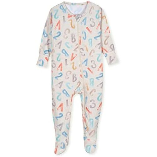 Gerber Unisex Baby Toddler Buttery-Soft Snug Fit Footed Pajamas with Viscose Made with Eucalyptus