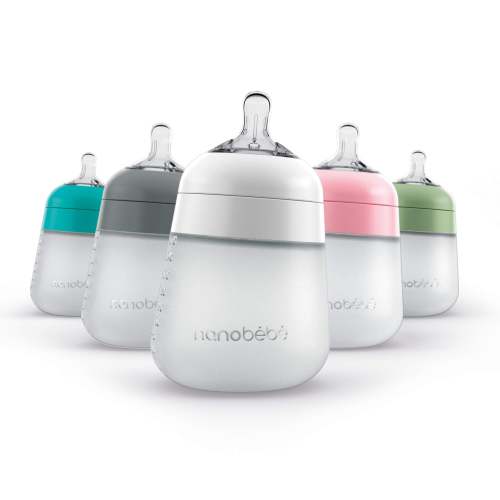 The 9oz Flexy Silicone Baby Bottle - FREE SHIPPING! BPA-Free, Anti-Colic – Nanobébé