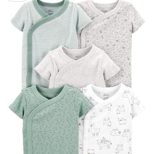 Simple Joys by Carter's unisex-baby 5-pack Side Snap Short-sleeve Bodysuit